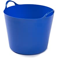 Los mejores  - Whitefurze - Cubo de Basura de jardín- Color Azul- 26 l